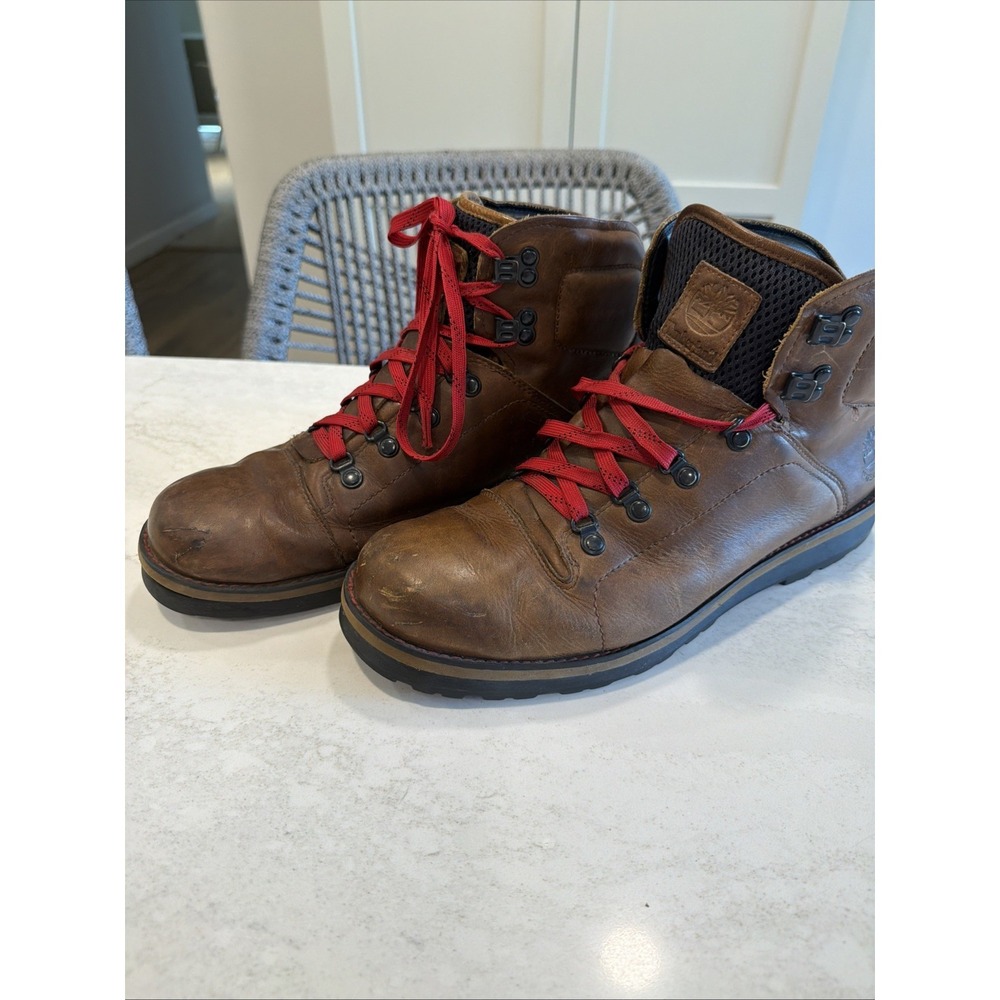 EUC TIMBERLAND "WALDEN PARK" Mountain Hiking Boots Genuine Cowhide Leather 12